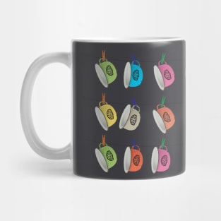 Brain Pattern Potties Hung Up Mug